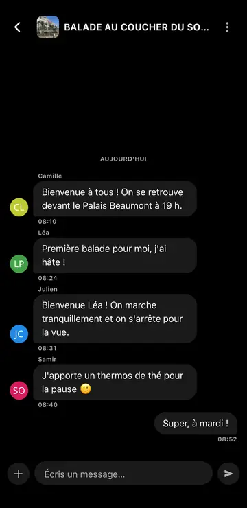 Le chat de l’événement